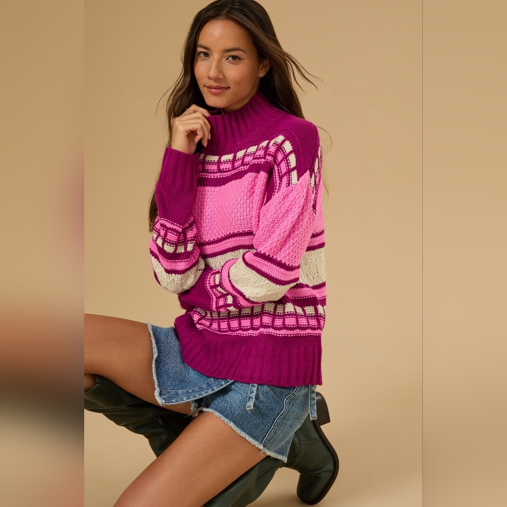 Altar'd State Chandler Textured Sweater NWOT